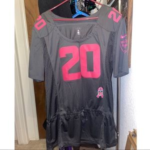 Official NFL Womens Nike Raiders McFadden Jersey with a drawstring- Like new!